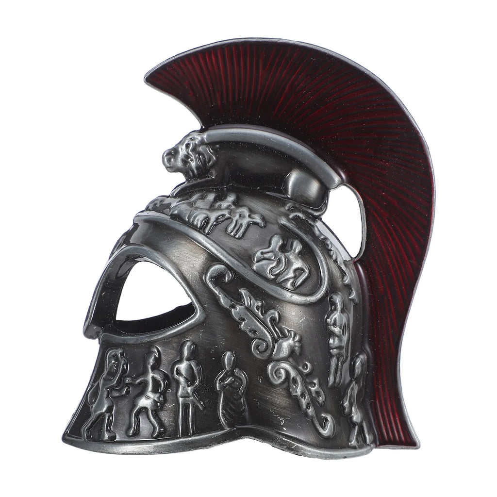 Miniature Knight Helmet Ornament Alloy Medieval Roman Knight Helmet Model  Collectible Decoration for Home Party Decoration