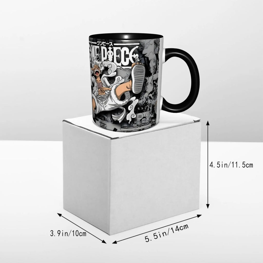 Customized Trafalgar Law One Piece Anime Coffee Mug DIY  Ceramic Tea Milk Cup