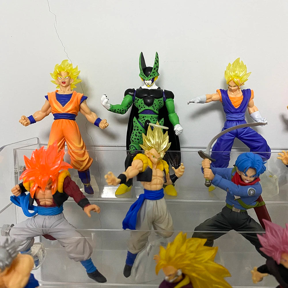 BANDAI DRAGON BALL Capsule Toys ACTION FIGURE Majin Buu Cell Vegeta IV Torankusu Son Goten Vegeta Cumber Small Scale Model GACHA