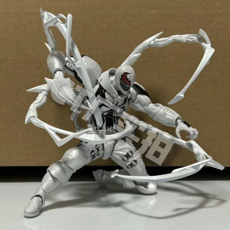 In Stock CT Toys SHF Spider Man KO Revoltech Amazing Yamaguchi Agent Anti Venom Spider Man Venom Anime Action Figures Model