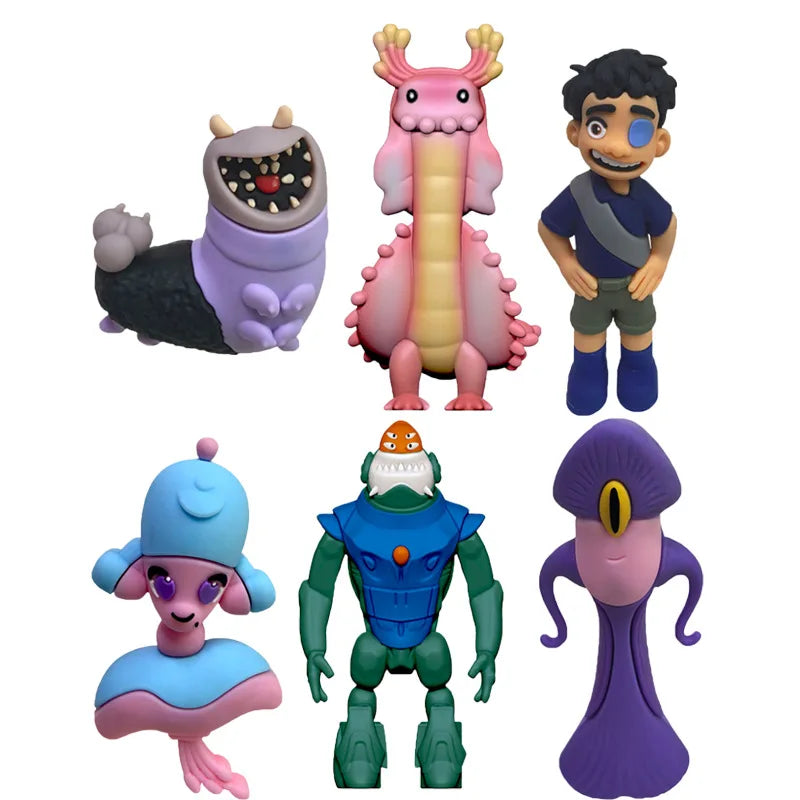 6pcs Elio Solís Action Figures Disney Kawaii Ornament Car Model Doll Kids Cosplay Classic Toys Home Decor Children Birthday Gift