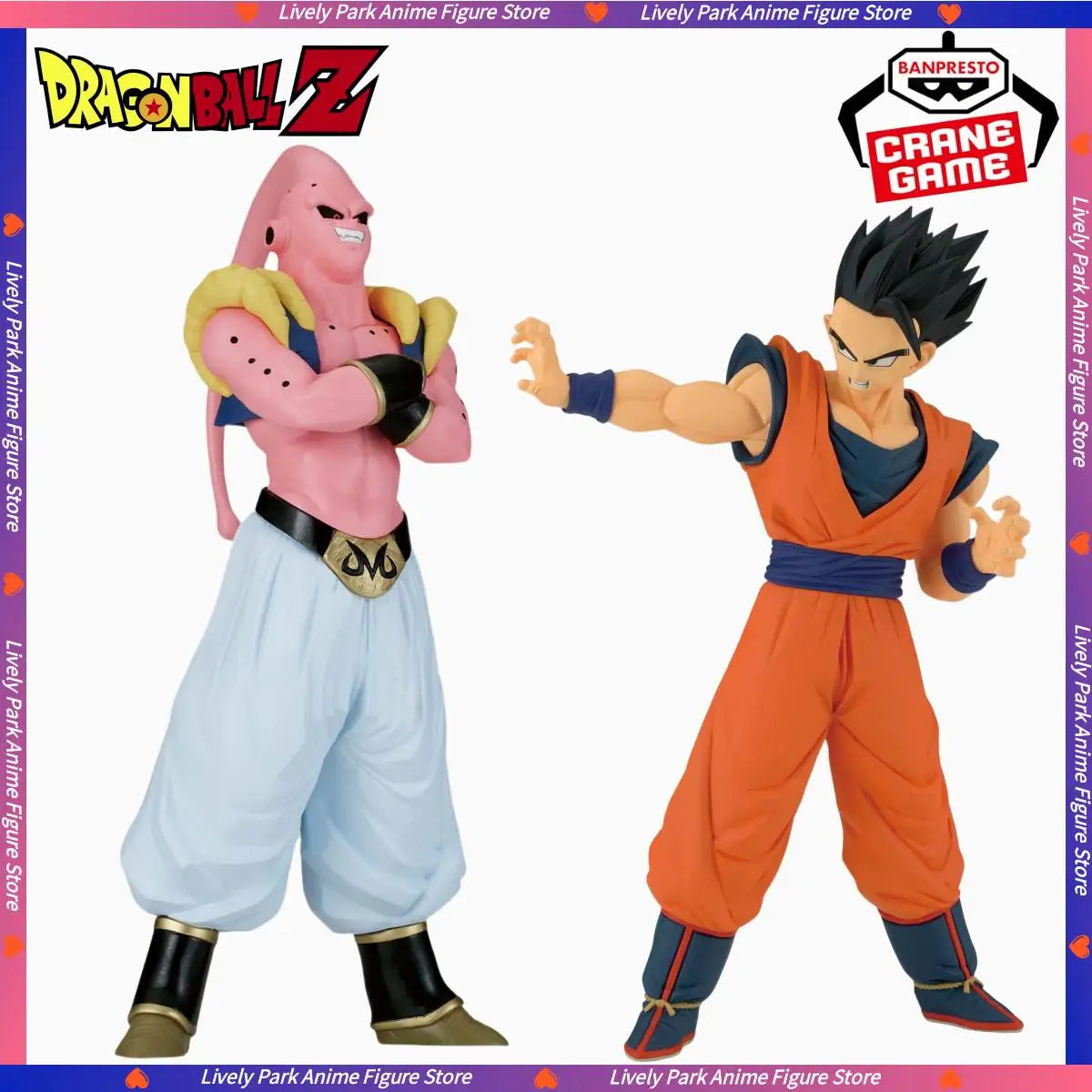 BANDAI Original Dragon Ball Z MATCH MAKERS Majin Buu Son Gohan Anime Action Figure Model Toys PVC Besktop Decorate Festival Gift