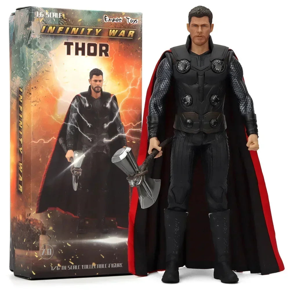 Marvel The Avengers Iron Man Mk46 Groot Spider Man Venom Doctor Strange Thor 1/6 Pvc Figure Model Collect Ornaments Toy Gifts