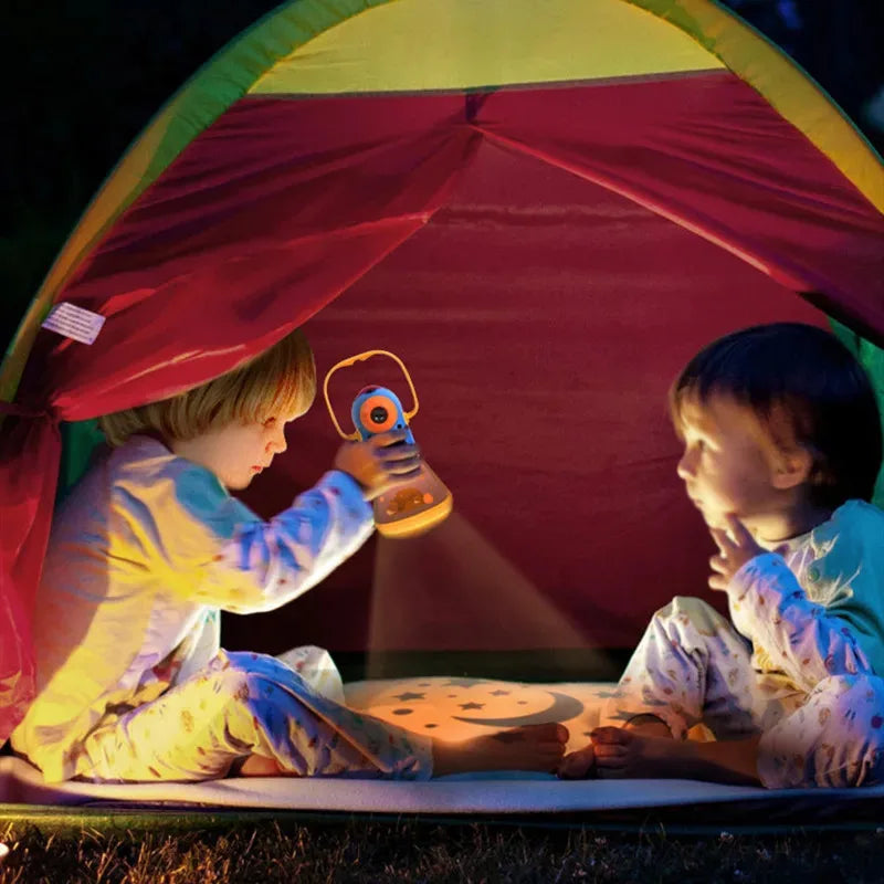 Story Projector With Night Light Flashlight Toy For Childen Sleeping Story Machine Luminous Toy Baby Early Learning Educational
