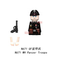 Boy Toys War II Army Soldiers Mini Military Weapons Model Small Particles Building Blocks Suits Childrens Birthday Gifts