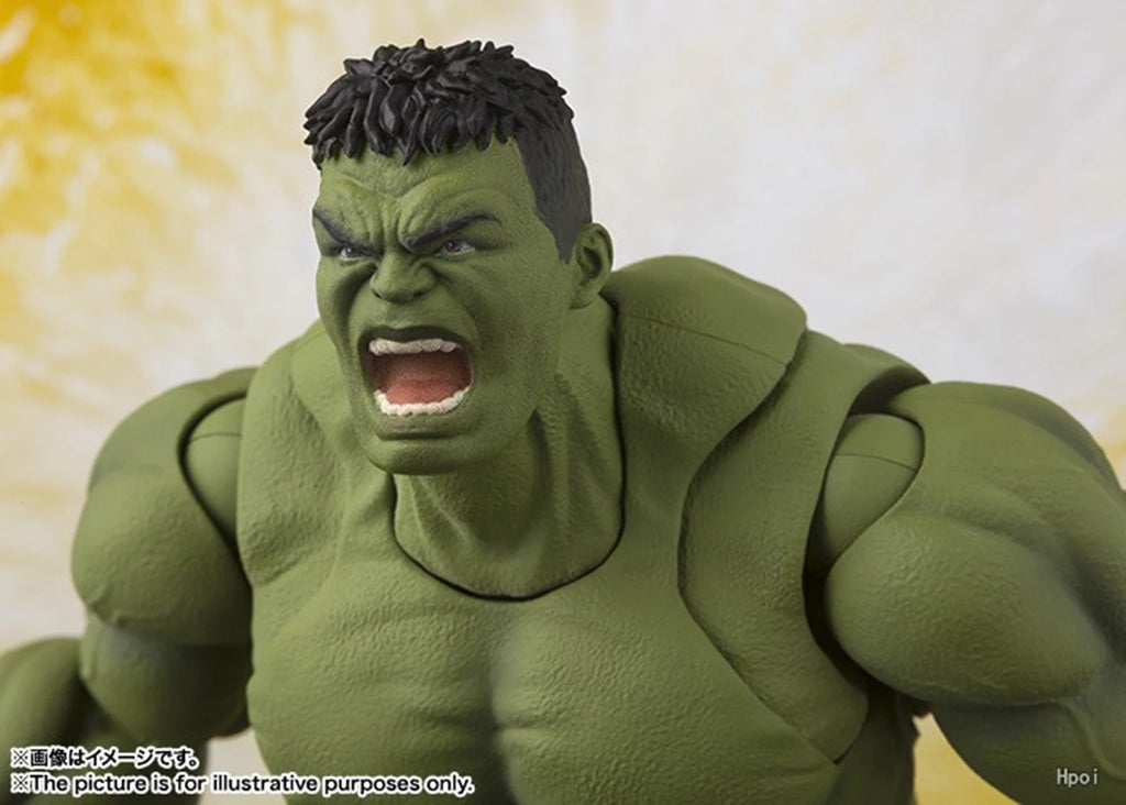 25CM BANDAI Anime Hulk Figure Replacement S.H.Figuarts Model Toy Doll Collection Gift Action Figure PVC