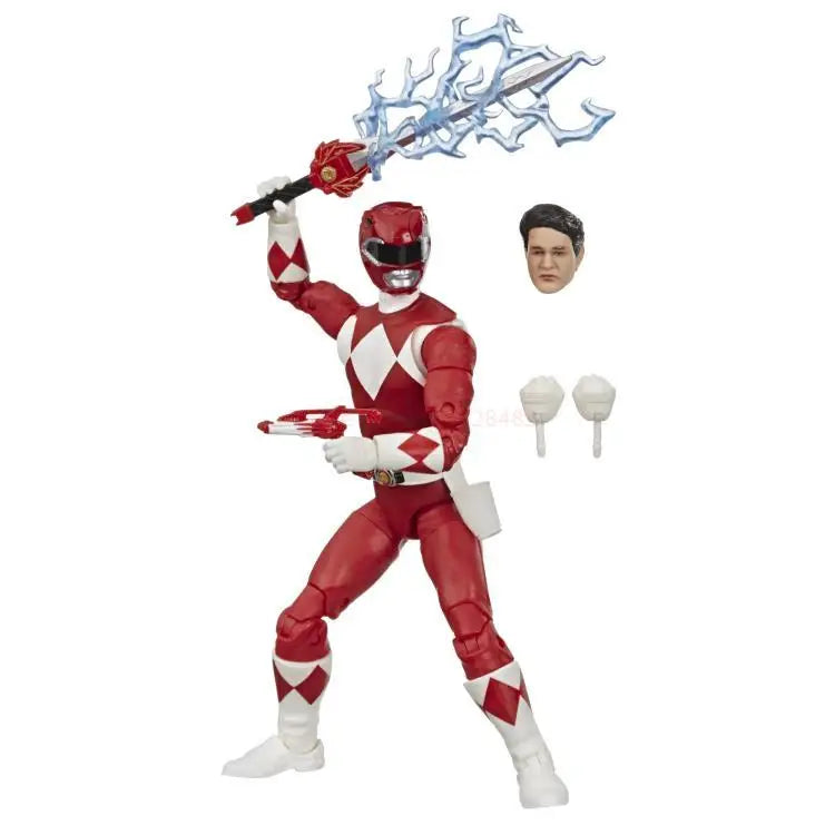 Hot Power Rangers Red Ranger Anime Figure Lightning Collection Dino Fury Action Figures Statue Model Doll Toys Gifts
