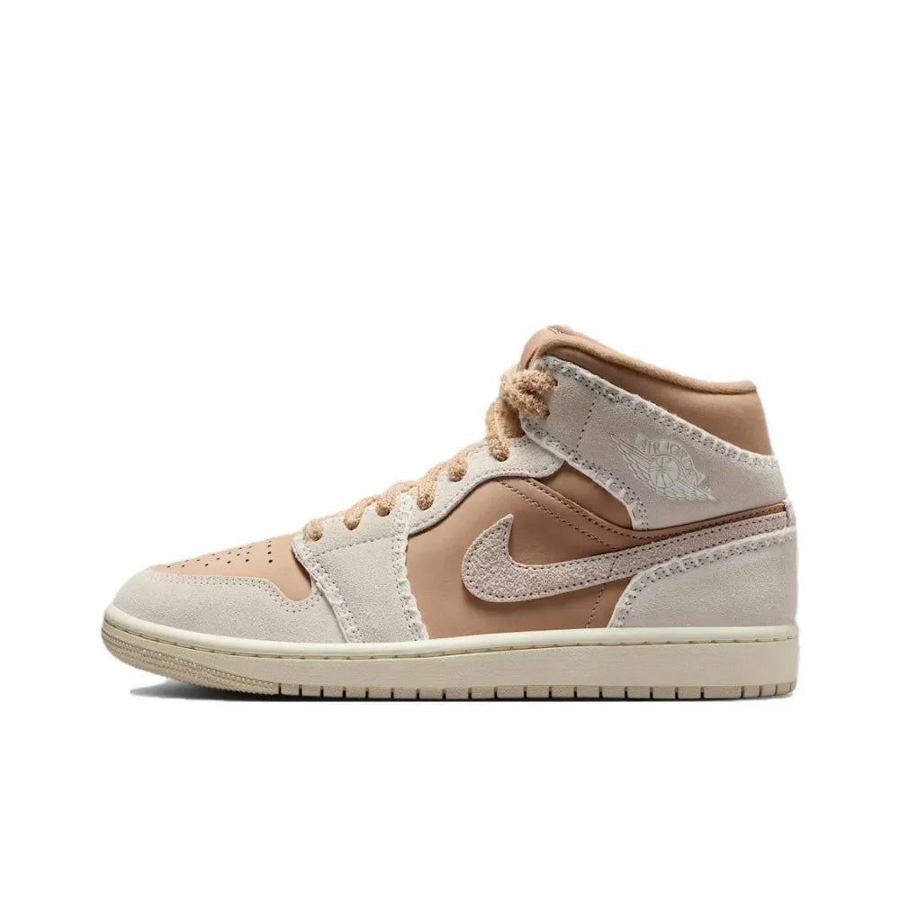 Nike Air Jordan 1 Mid Basketball Shoe Unisex - Classic Iconic Basketball Sneaker Comfortable and Versatile DQ8426-105