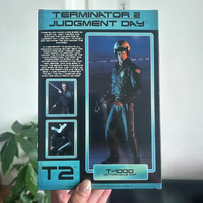NECA Figure Terminator 2 Judgment Day T800 Sarah Connor T-800 Arnold Schwarzenegger Commando Action Figure Model Collectible Toy