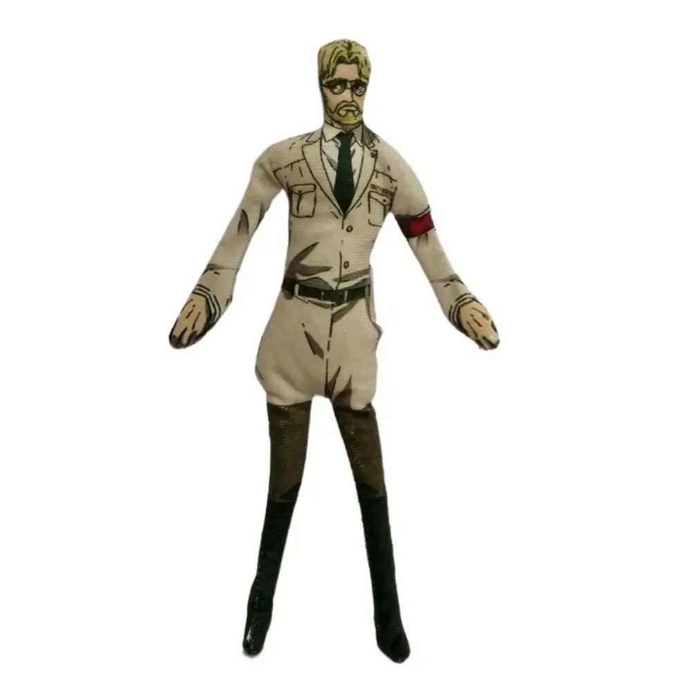 Anime Attack on Titan Plush Toys Doll Kawaii Rivaille Ackerman Twistable Shape Collection Green Stuffed Doll Birthday XMAS Gifts