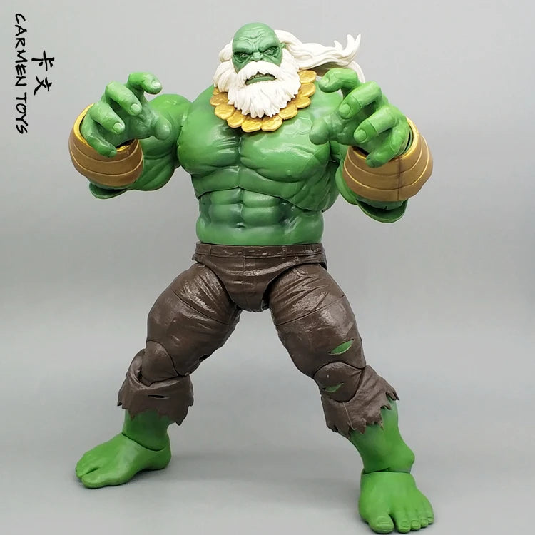 Hulk Figure Bruce Banner Action Figuras Movie The Avengers Maestro Figurine Model Ornament 20cm GK Statue Toys Gift for Kids
