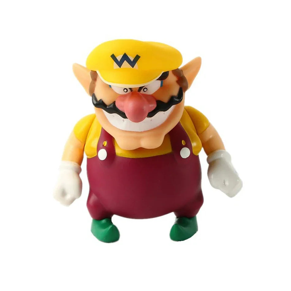 Super Mario Bros Cartoon Dolls Model Birthday Gift Anime Figures Luigi Yoshi Mario Creative Collectible Model Toys.*