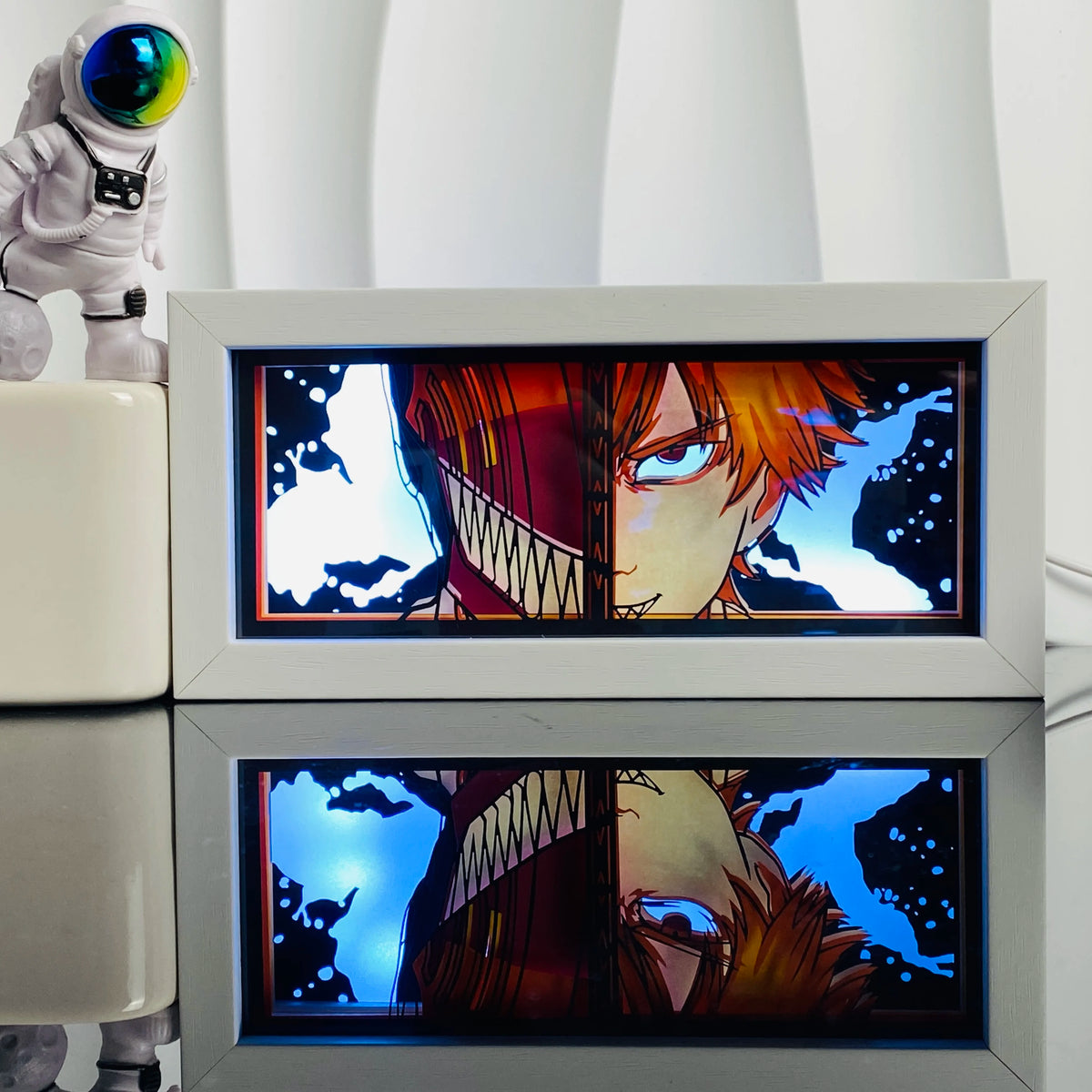 3D Anime Light Box Led Paper Carving  Bedroom Decor Night Lamp Cartoon Manga Shadow Glowing Lightbox Table Lamp for Friend Gifts