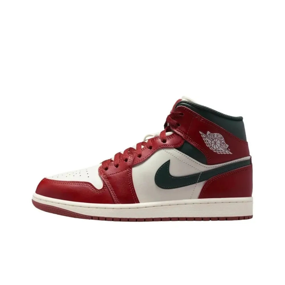 Nike Air Jordan 1 Mid Basketball Shoe Unisex - Classic Iconic Basketball Sneaker Comfortable and Versatile DQ8426-105