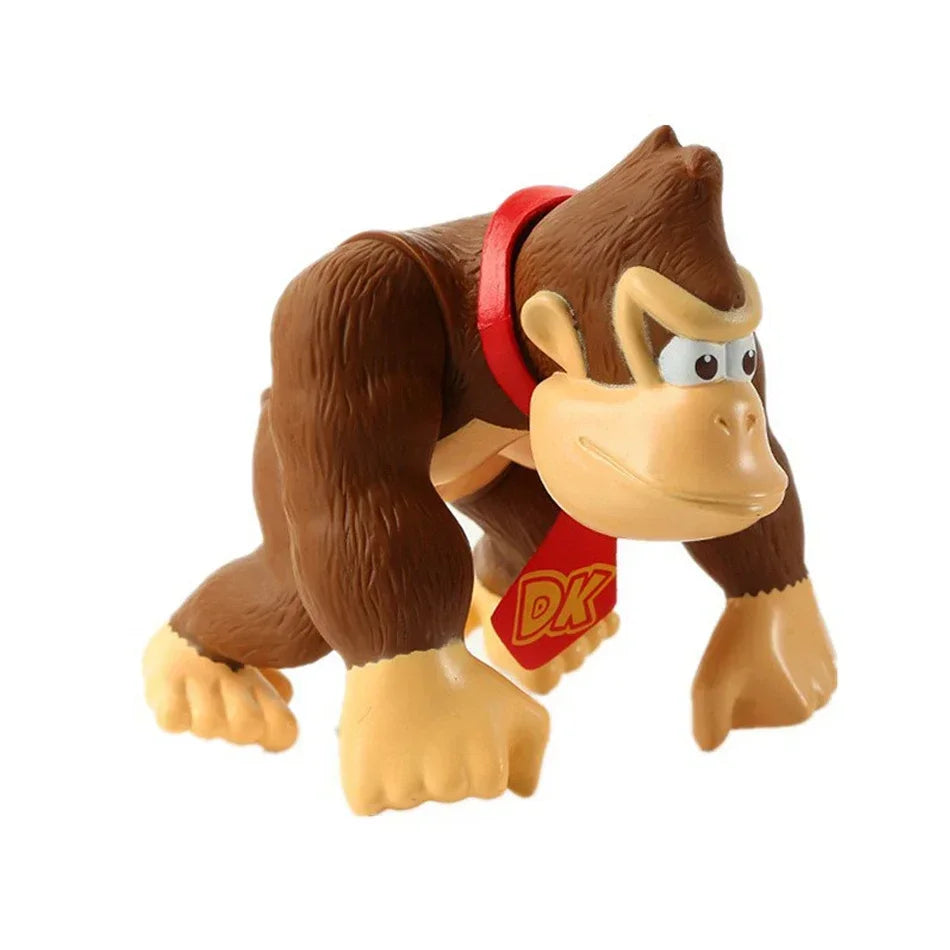 Super Mario Bros Cartoon Dolls Model Birthday Gift Anime Figures Luigi Yoshi Mario Creative Collectible Model Toys