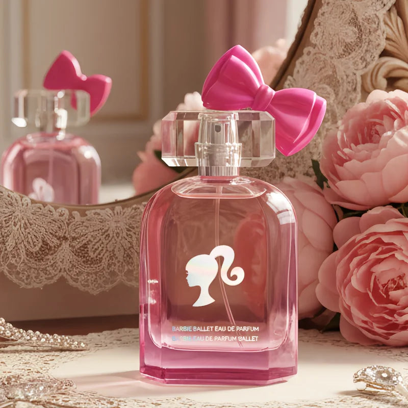 MINISO Barbie Pink Floral Eau De Parfum for Women 50ml/1.69oz 75ml/2.54oz - Fragrance Gift for Daughters Or Girlfriends