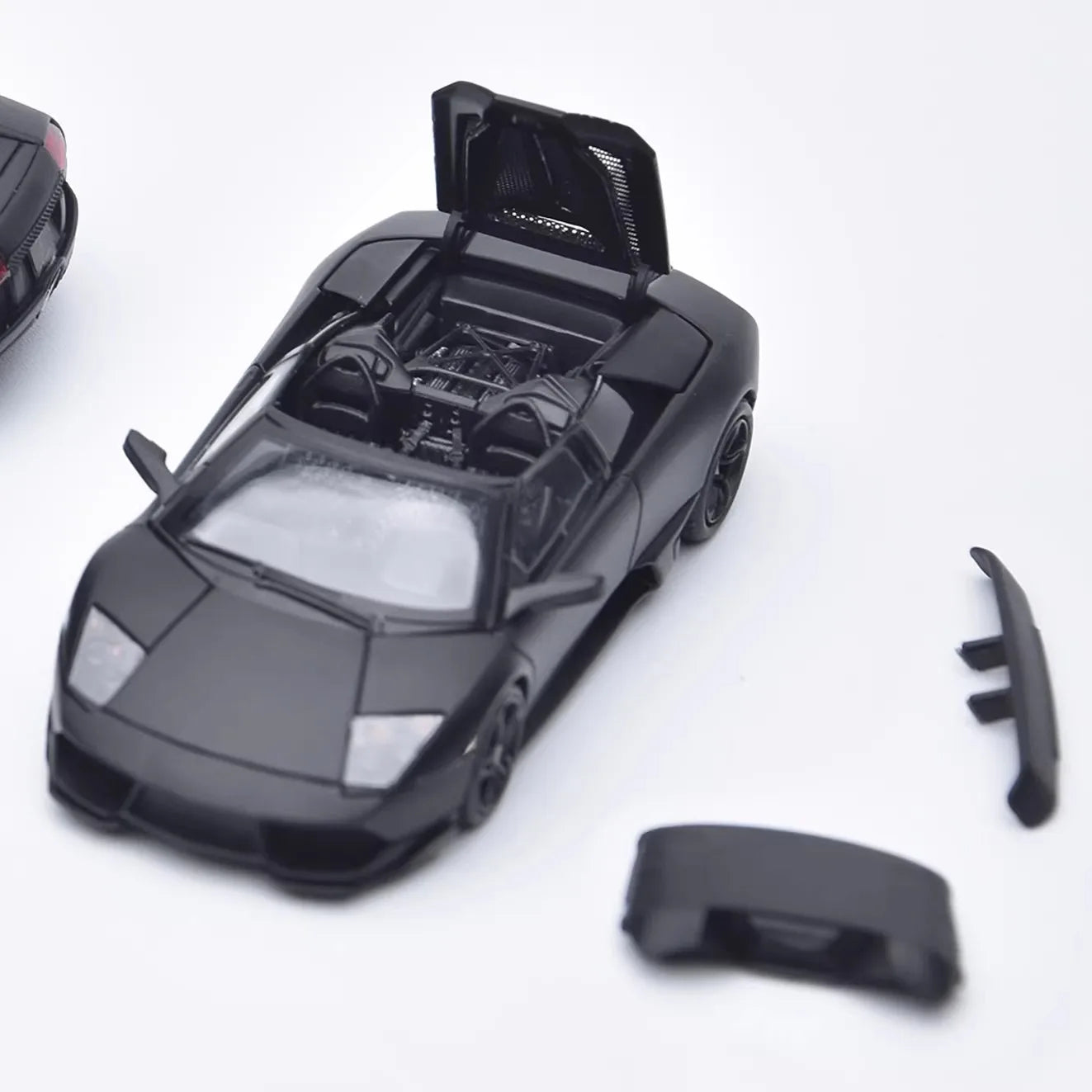 1:64 Phantom Knight Pk Lambo Murcielago Lp640 Batmobile Simulation Alloy Miniature Diecasting Car Model Custom Toy Gift Ornament