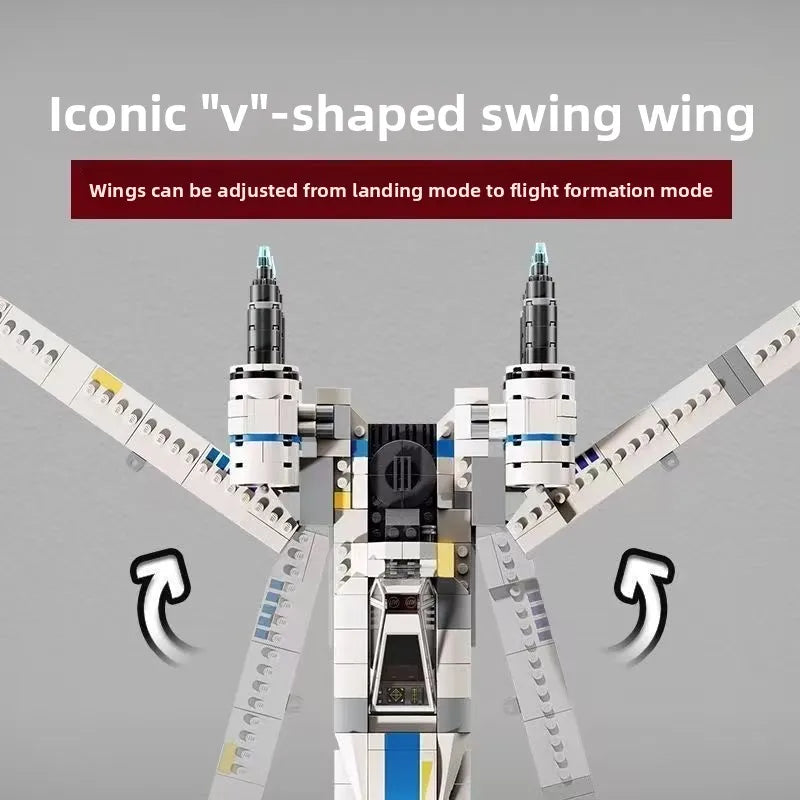 New Rebel U-Wing Starfighter Building Blocks Compatible with 75399 Toys for Kids Gifts