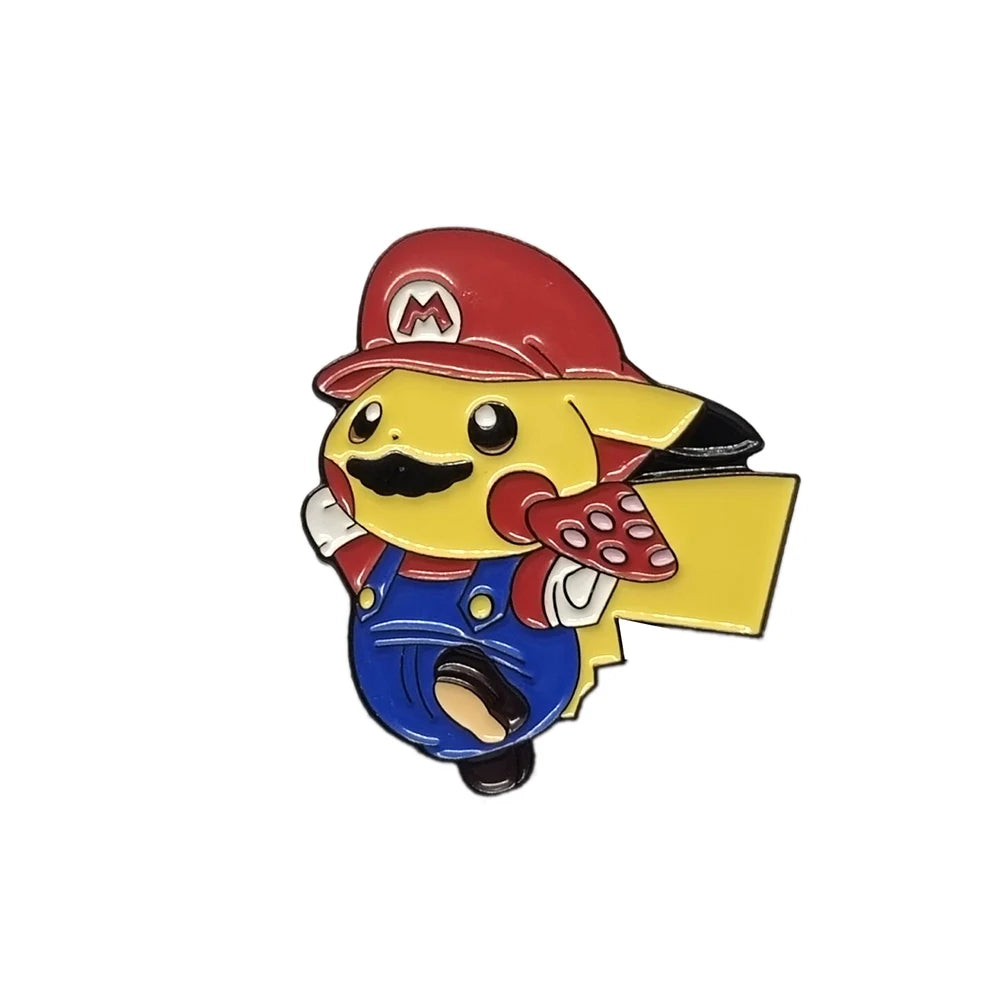 Anime Super Mario Enamel Pin Lapel Pins for Backpacks Brooches Badges Fashion Brooch for Clothes Jewelry Gifts Friends