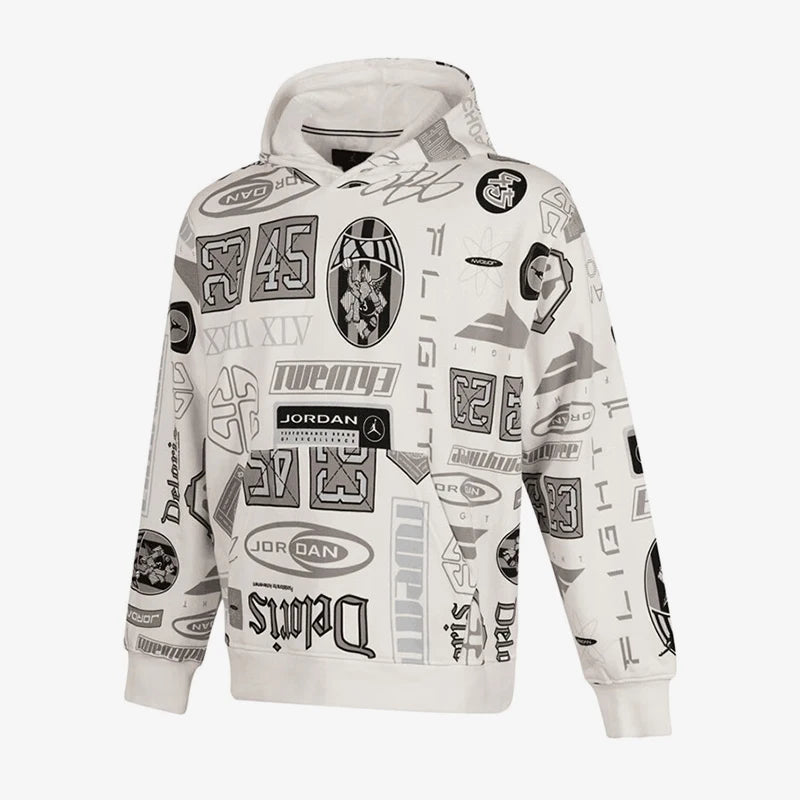 Nike Genuine JORDAN Men's Graphic Knit Short-Sleeve HM7255-133