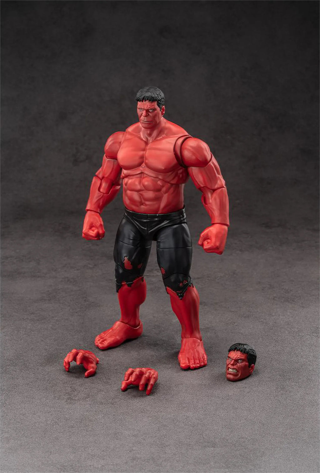 Zd Toys Red Hulk Action Figure Articulated Joints Collectible Model Replaceable Head Hands Gift For Adult Collector In Stock