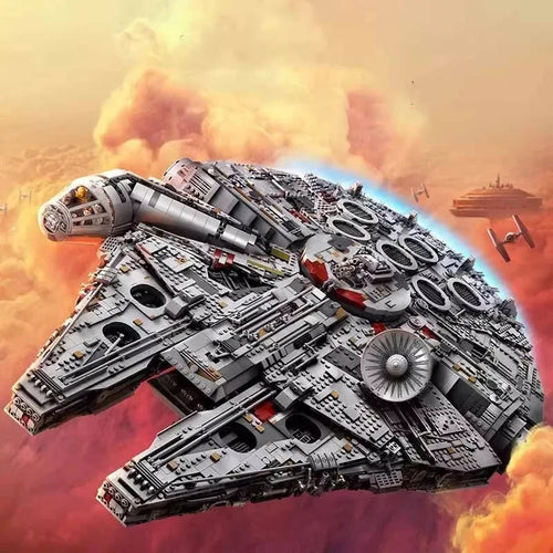 2026 New 7541Pcs Millennium Ship Falcon building blocks compatible with  toys children's birthday Christmas gifts
