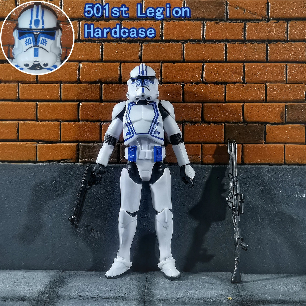 Star Wars 3.75 Inch Trooper 1/18 501st Legion Action Figure Hardcase REX Anakin Dogma Tup Toys Model Loose