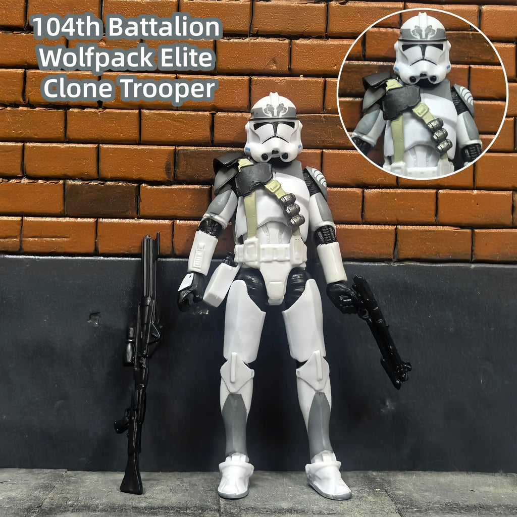 Star Wars 3.75 Inch Trooper 1/18 501st Legion Action Figure Hardcase REX Anakin Dogma Tup Toys Model Loose