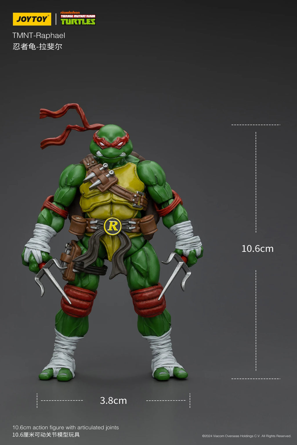 JOYTOY 1/18 Action Figure TMNT Ninja Turtles Michelangelo Donatello Leonardo Raphael Anime figures Toys Model