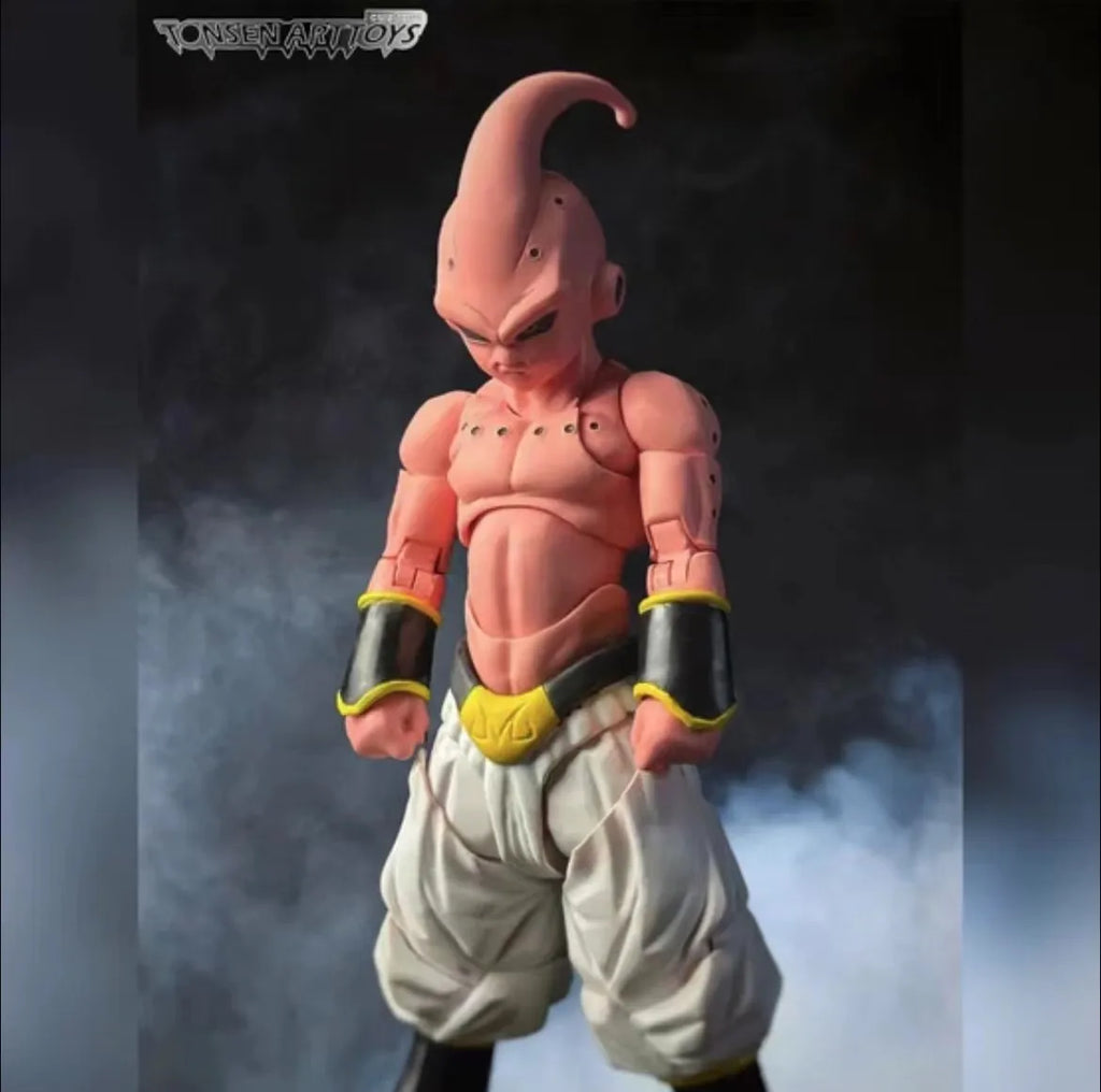 Genuine Dragon Ball Tonsenarttoys Custom S.H.Figuarts Shf Adolescent Malevolence Majin Buu Action Figures Model Birthday Gifts