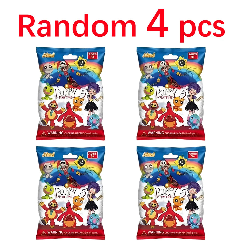 2-24pcs Bobi Game 5 Series Blind Box Toy Horror Smile Animal Handmade PVC Model Ornament Birthday Gift Peripheral Blind Box