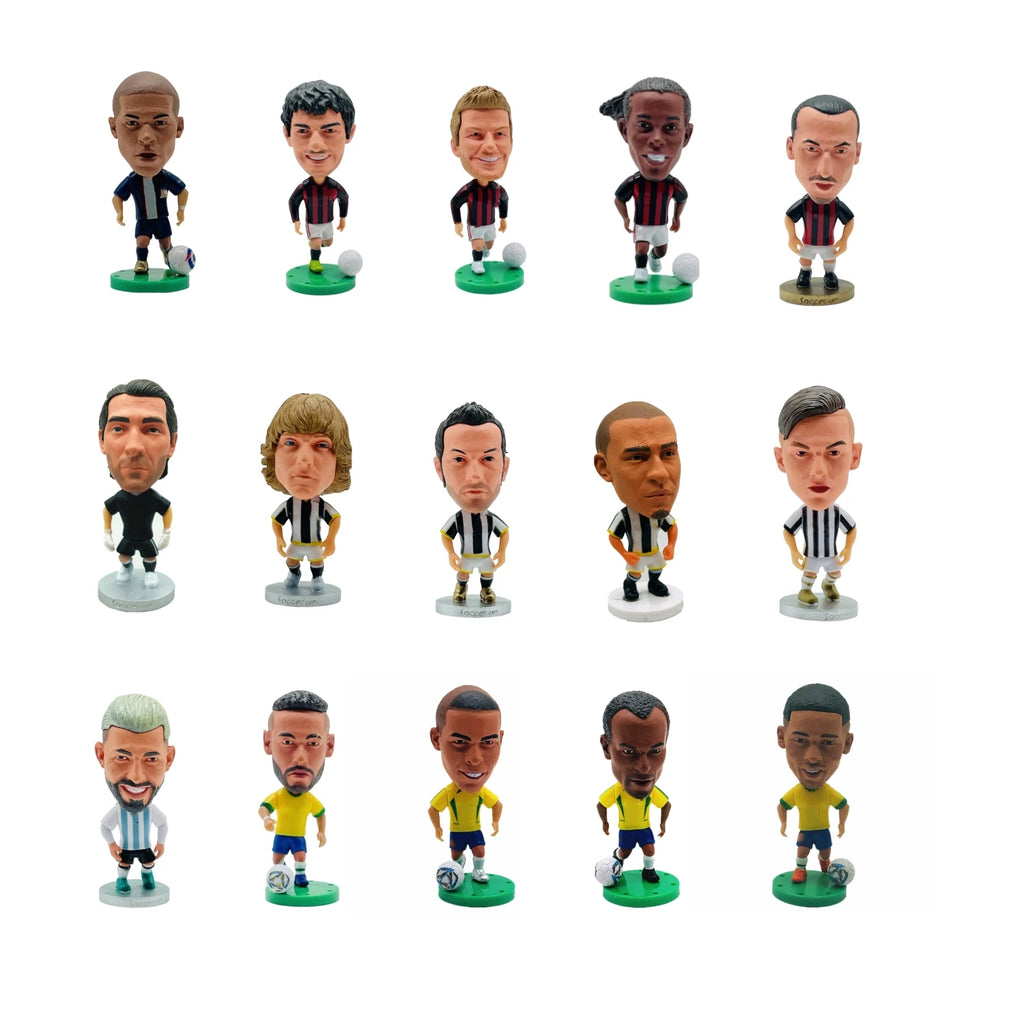2026 Soccerwe Soccer Player Action Figures Collectible Miniatures for Fans & Decor