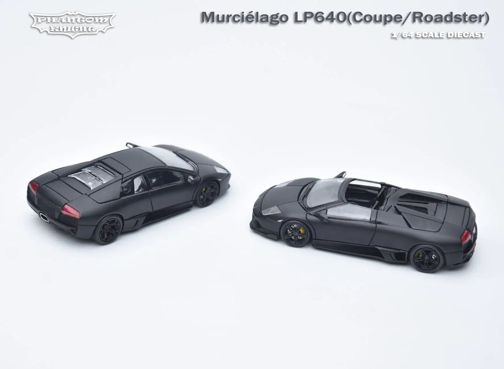 1:64 Phantom Knight Pk Lambo Murcielago Lp640 Batmobile Simulation Alloy Miniature Diecasting Car Model Custom Toy Gift Ornament