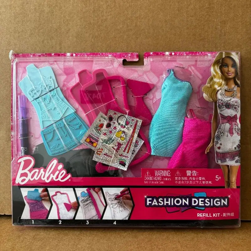 New Doll Fashion Clothing Set，Handbags，Shoes，Christmas Holiday Outfit, For Girls Play Time Dress-Up Diverse Styles Fashion Toy