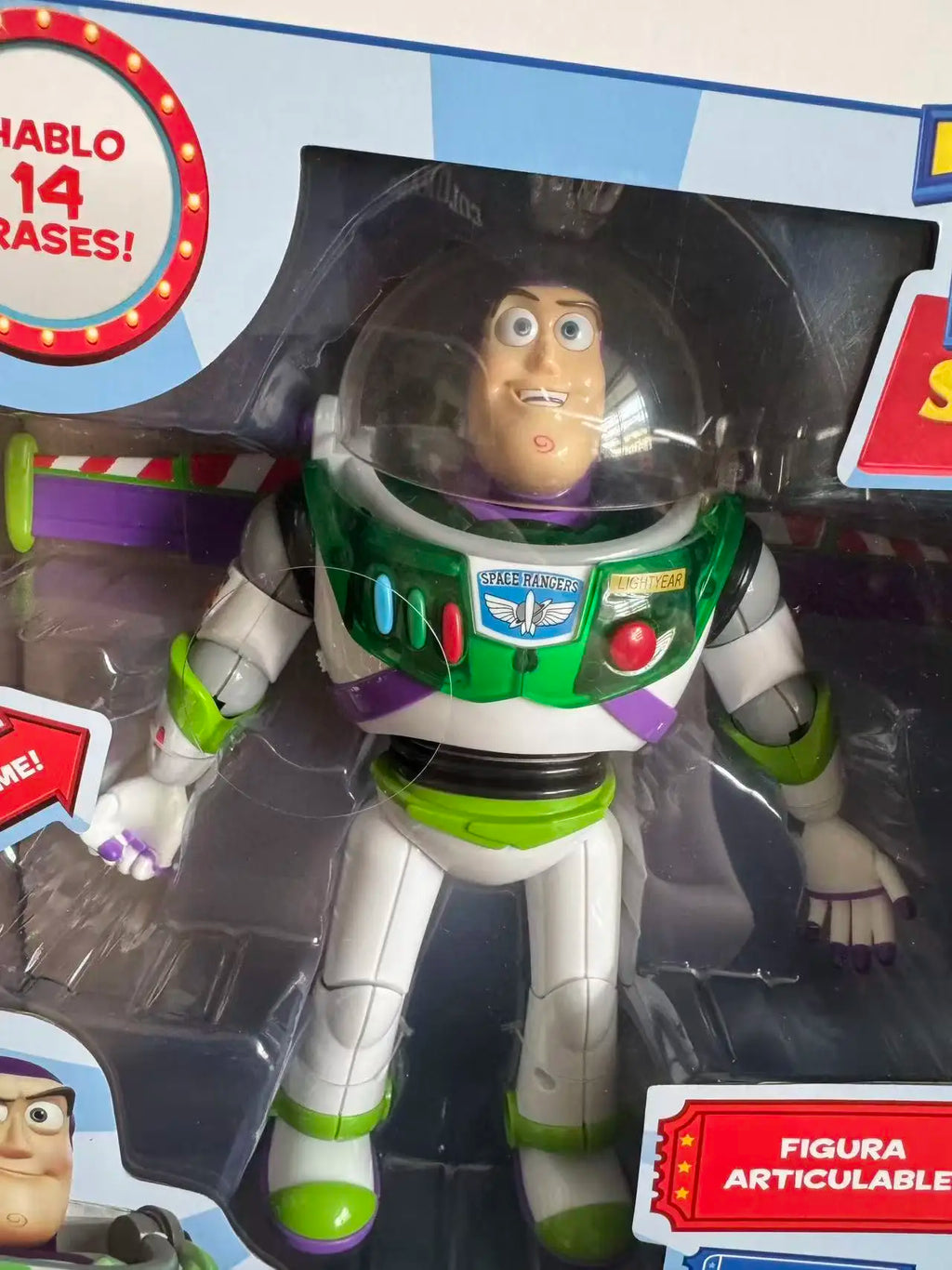 25CM Disney Pixar Toy Story 4 Talking Spanish Buzz Lightyear Woody Jessie Interactive Action Figure Toys Christmas Gift