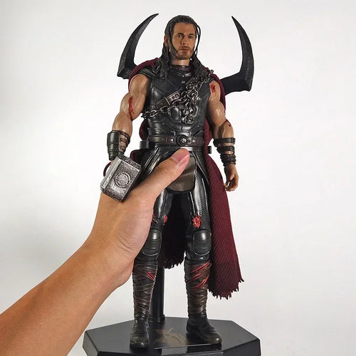32cm 1/6 Marvel Avengers Tree Man Spider Man Doctor Strange Thor PVC Handmade Model Crazy Toys Brithday Gift