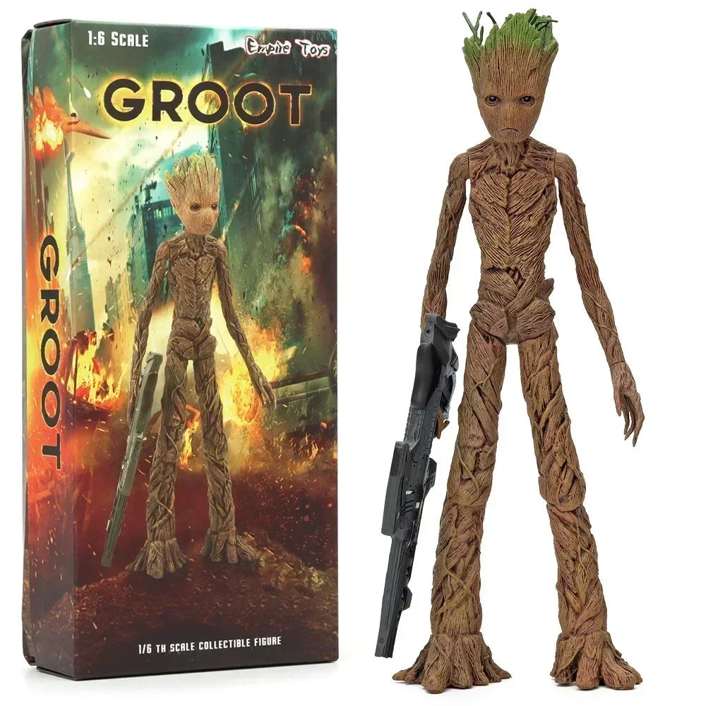 Marvel The Avengers Iron Man Mk46 Groot Spider Man Venom Doctor Strange Thor 1/6 Pvc Figure Model Collect Ornaments Toy Gifts