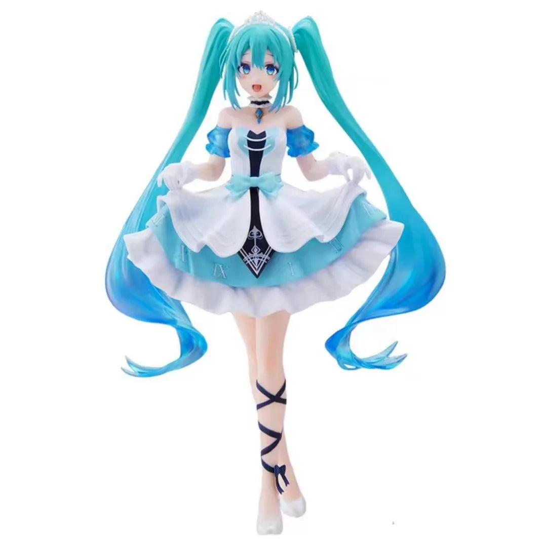 Hatsune Miku Figure Anime Girl Model Desktop Decor Collectible Doll Gift for Fans Future Vocaloid Statue Japanese Kawaii Otaku