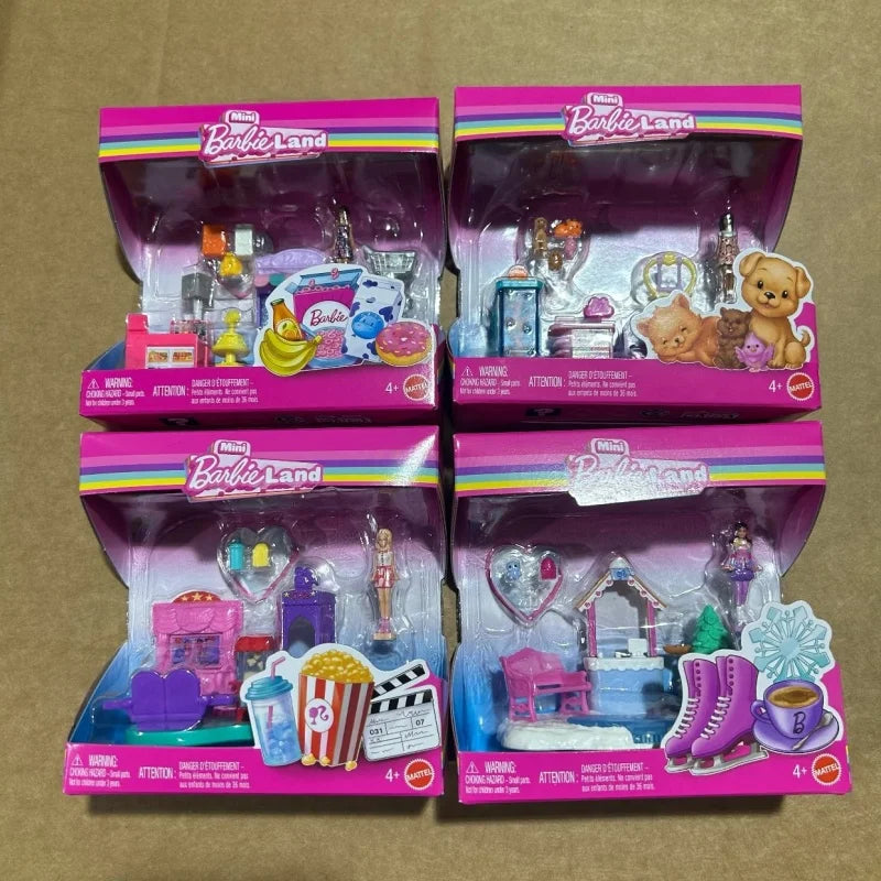 New Mini Barbieland Doll Surprise Toys Coollectible Pet Playset With 1.5-Inch Doll Playing House Toy For Girls Birthday Gift