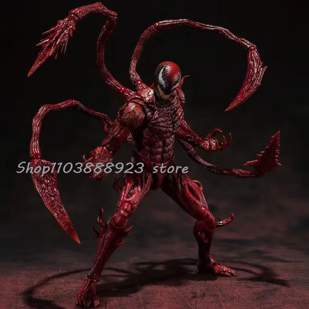 SHF VENOM CARNAGE Figure Movie LET THERE BE Venom CARNAGE Figure Models Anime Toys Birthday Gifts