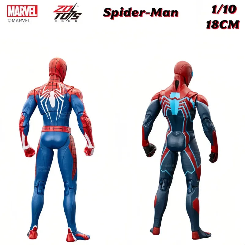 Marvel Avengers Spider-Man Speed Suit Action Figure Toy Display Case Poseable Model Figurine Collectible Birthday Gift