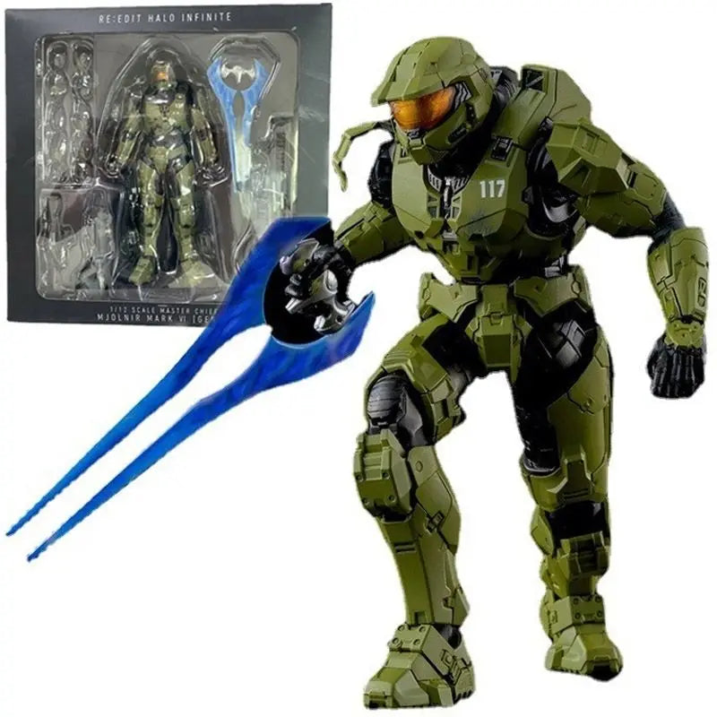 Sentinel Master Chief 18cm PVC Action Figure Anime Collection Model Mjolnir Mk VI SV Movable Doll Toys for John117 S117