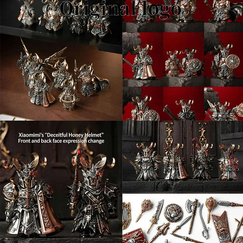 2026 Big Player Series Strange Helmet DIY Head Magnetic Detachable Metal Figurine Desktop Decoration Cultural Creative Souvenir