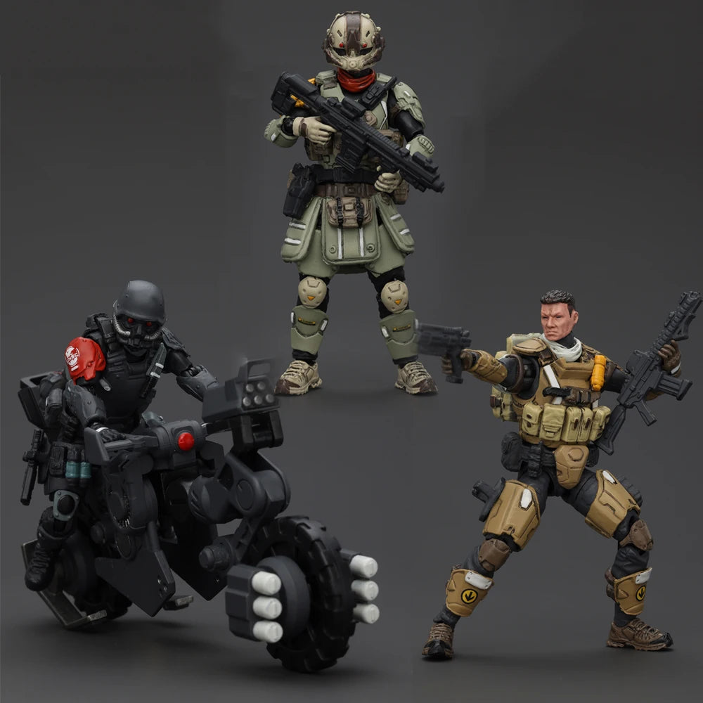 JOYTOY Dark Source 1/25 Scale Fear XS-03 Tactical Type-Pilot XS-02 Assault Type XS-01 Night Raid Type Action Figure Model Toys