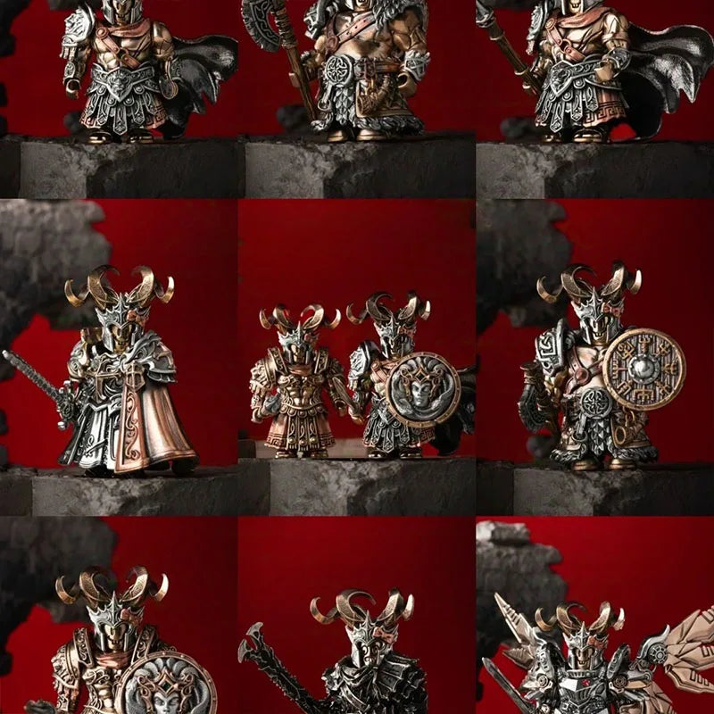 2026 Big Player Series Strange Helmet DIY Head Magnetic Detachable Metal Figurine Desktop Decoration Cultural Creative Souvenir