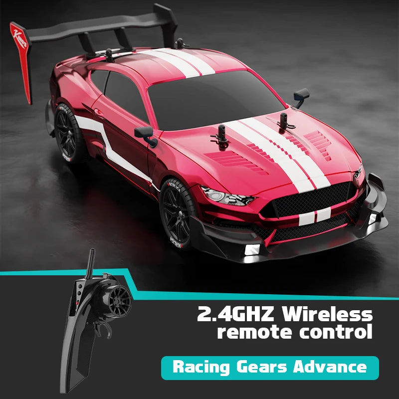 40KM/H Remote Control Car Rechargeabl Racing Drift Electric Graffiti RC Cars Birthday Toys for Boys