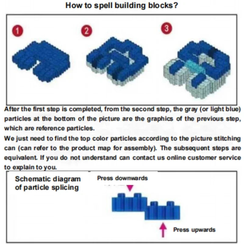 21CM Cute Stitch Building Block Toys Small Particle Bricks DIY 3D Model Assembly Children's Building Block Toys Birthday Gift