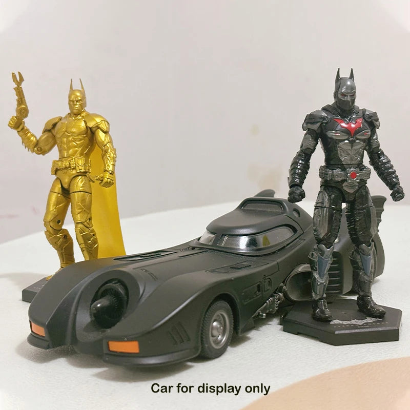 F5 ROUNDD CULTURE Batman: Arkham Knight Deathstroke Red Hood Anime Figure Blind Box Assemble Movable Model Toys Collection Gifts