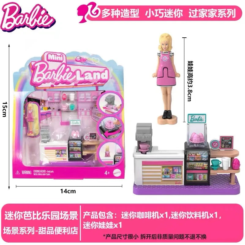 New Mini Barbieland Doll Surprise Toys Coollectible Pet Playset With 1.5-Inch Doll Playing House Toy For Girls Birthday Gift