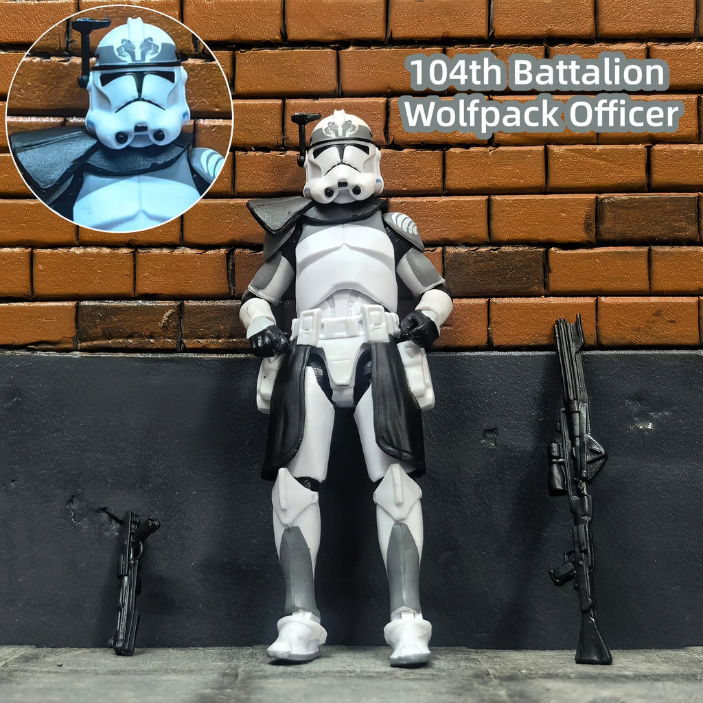 Star Wars 3.75 Inch Trooper 1/18 501st Legion Action Figure Hardcase REX Anakin Dogma Tup Toys Model Loose